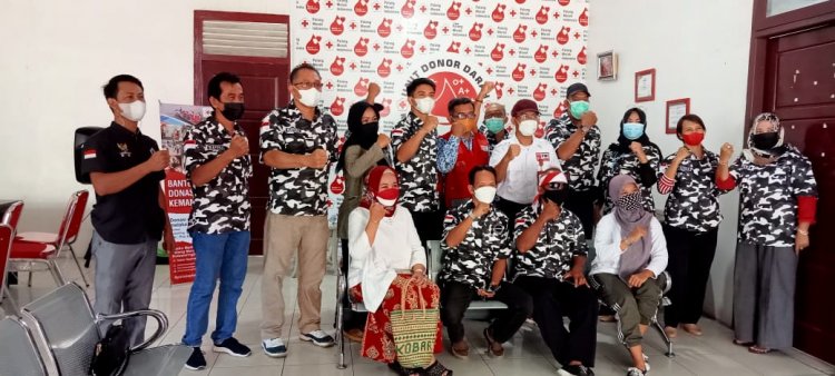 Peringati HUT Kemerdekaan, Bapera Wilayah Kobar Lakukan Donor Darah
