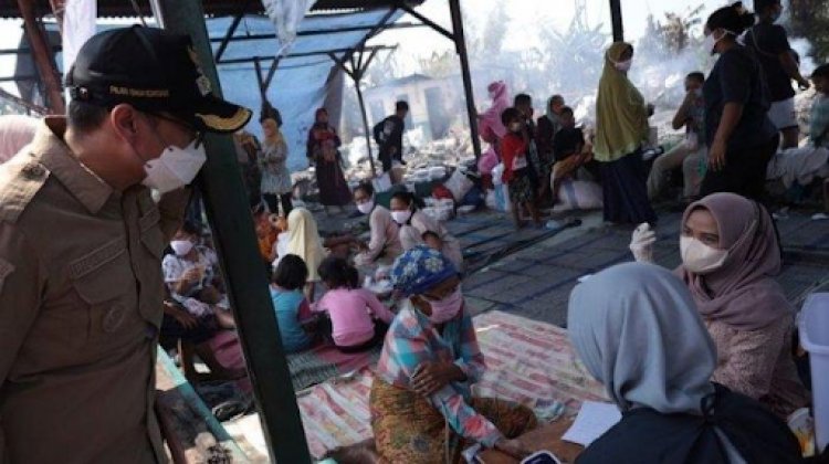 Wakil Walikota Tangsel Janjikan Rumah Kontrakan Gratis Untuk Korban Kebakaran Kampung Pemulung
