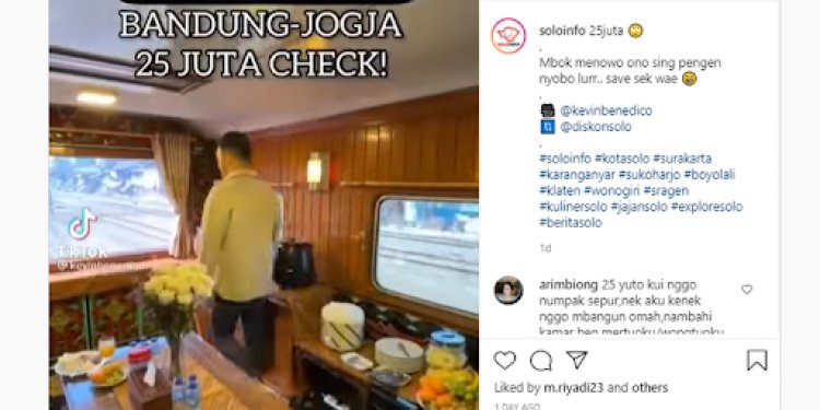 Video Seorang Pria Menaiki Kereta Sultan Rp 25 Juta Viral Di Media Sosial