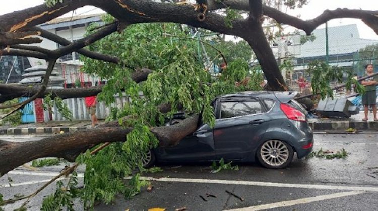 Sejumlah Kerusakan Terjadi di Kota Tangerang, Usai Dilanda Hujan Deras dan Angin Kencang