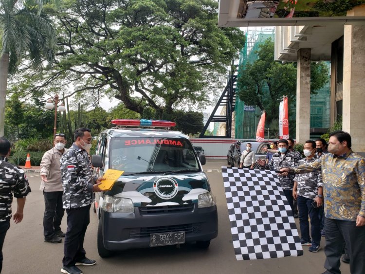 DPP Bapera Berikan 6 Unit Mobil Ambulance Ke DPD Yang Berhasil Mencapai Target