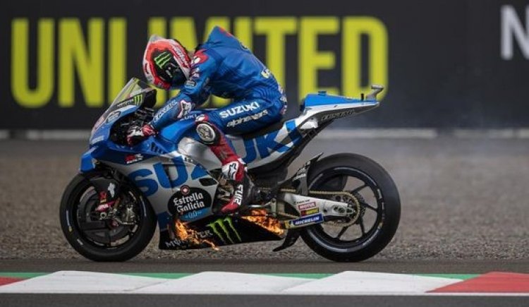 Kesaksian Alex Rins Soal Insiden Motor Terbakar Di MotoGP Mandalika