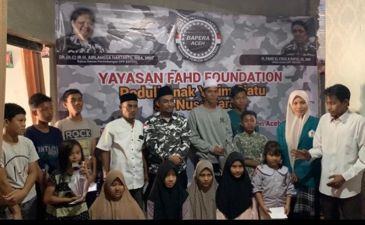 Bapera Aceh Selatan Adakan Doa Bersama Dan Santunan Anak Yatim