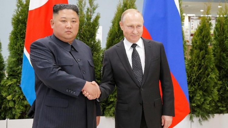 Kim Jong Un Selamati Putin Saat Rusia Peringati Hari Kemenangan