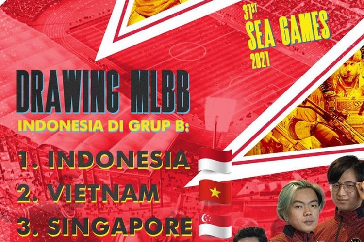 Hasil Drawing Mobile Legends Sea Games 2021 Vietnam, Indonesia Segrup Dengan Tuan Rumah