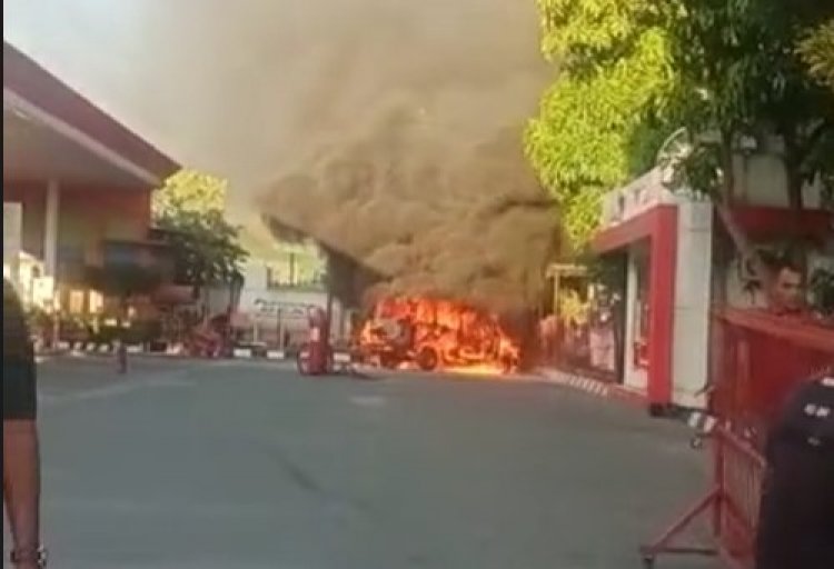 Viral Video Mobil Terbakar di SPBU, Diduga Salah Isi Jenis BBM