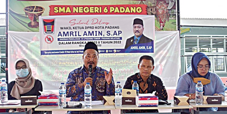 Wakil Ketua DPRD Bersama Ketua DPD Bapera Kota Padang Melaksanakan Reses II Tahun 2022