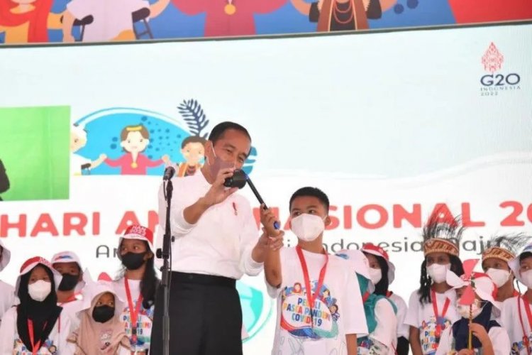 Pesan Jokowi Di Hari Anak Nasional 2022: Anak Tumbuh Sebagai Manusia Berjiwa Merdeka