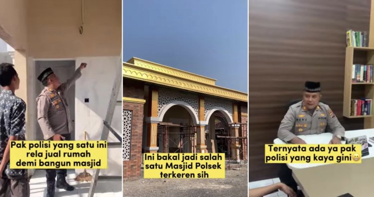 Terharu! Kisah Polisi Di Yogyakarta Yang Rela Jual Rumah Demi Bangun Masjid