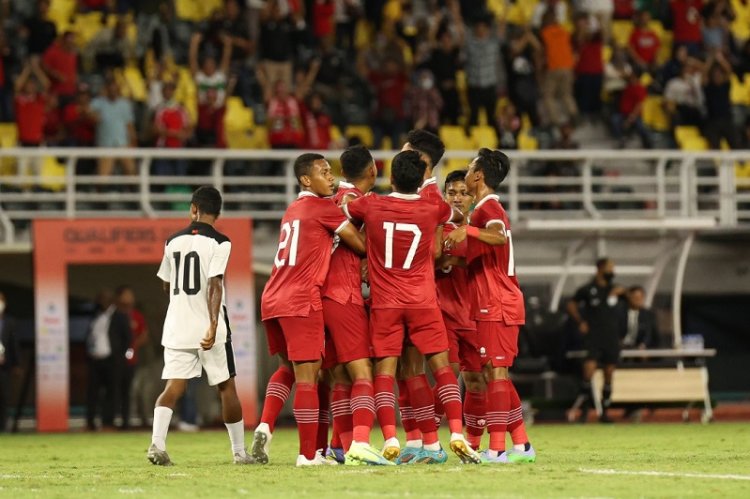 Momen Indonesia Bungkam Hong Kong 5 - 1 di Kualifikasi Piala Asia U-20