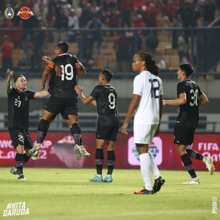Ranking FIFA Indonesia Naik 3 Tingkat Usai Kalahkan Curacao Di Laga FIFA Matchday