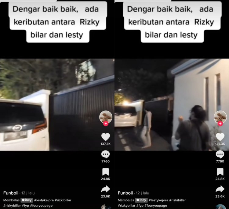 Viral Video Keributan Lesti Kejora Dan Rizky Billar Di Rumah, Ada Teriakan Kasar
