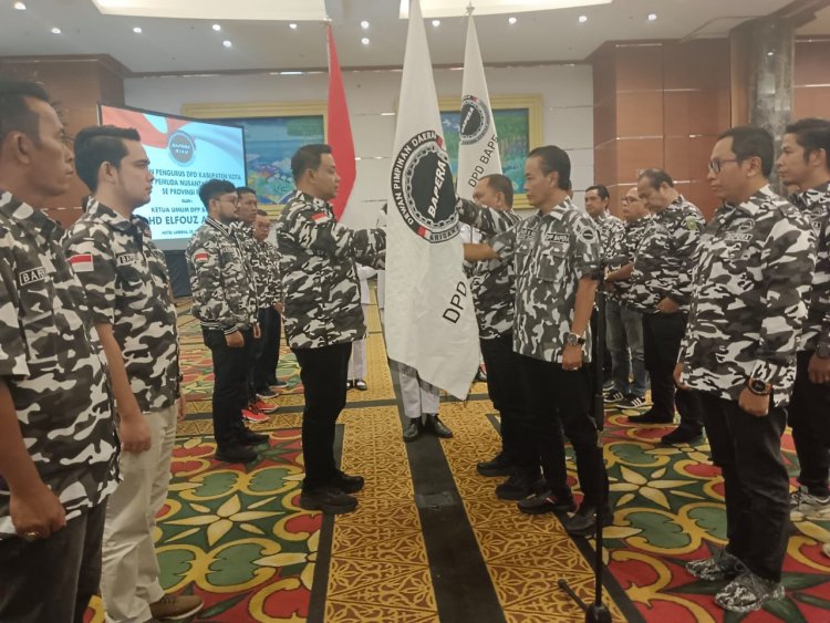 8 Pengurus DPD Bapera Kabupaten Kota Se-Riau Resmi dilantik, Ini Pesan Fahd A Rafiq