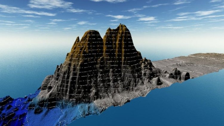 Gunung Raksasa Ditemukan di Bawah Laut Pacitan Jawa Timur