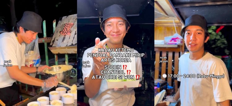 Disebut Mirip Choi Siwon, Penjual Pancake di Bekasi Laris Manis