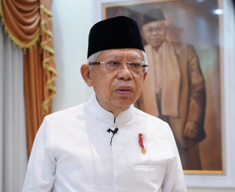 Ma'ruf Amin Hadiri Pemakaman Sang Menantu Rapsel Ali di Makassar