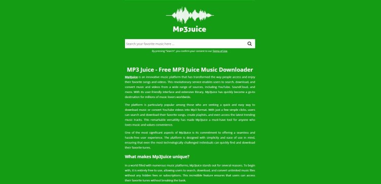MP3 Juice Biru dan Hijau, Situs Download MP3 Gratis di Youtube Cepat dan Mudah