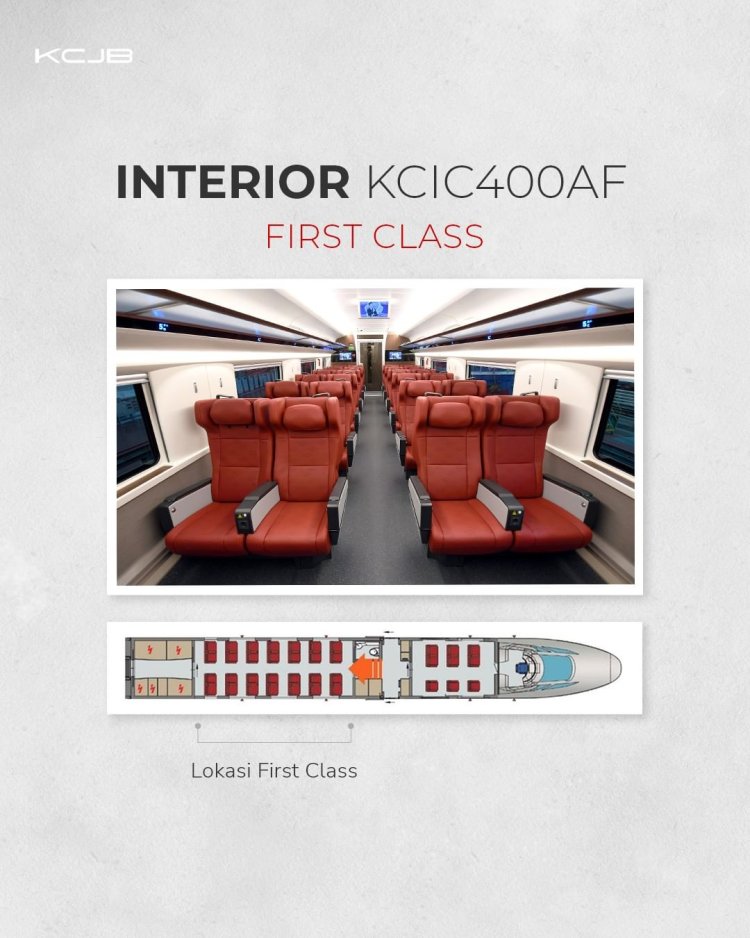 Keren! Begini Tampilan Kursi First Class KCJB