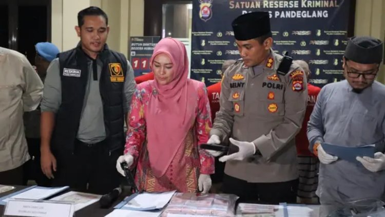 Polisi Tangkap Pelaku Pengedaran Uang Palsu di Pandeglang