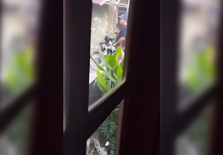 Viral Seorang Pria Onani Diatas Motor di Depok