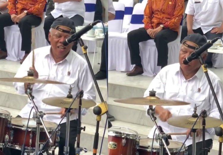 Video Menteri Basuki Main Drum di UGM Viral