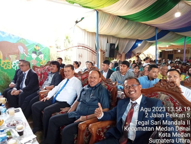 Maruli Siahaan Beri Bantuan Pembangunan Gereja HKBP Pelikan Distrik X Medan Aceh