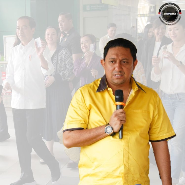 Presiden Jokowi Uji Coba LRT, Fahd A Rafiq: Harapan Agar Masyarakat Menggunakan Transportasi Massal