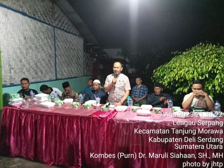 Maruli Siahaan Dengarkan Keluhan dan Masukan Masyarakat Tanjung Morawa