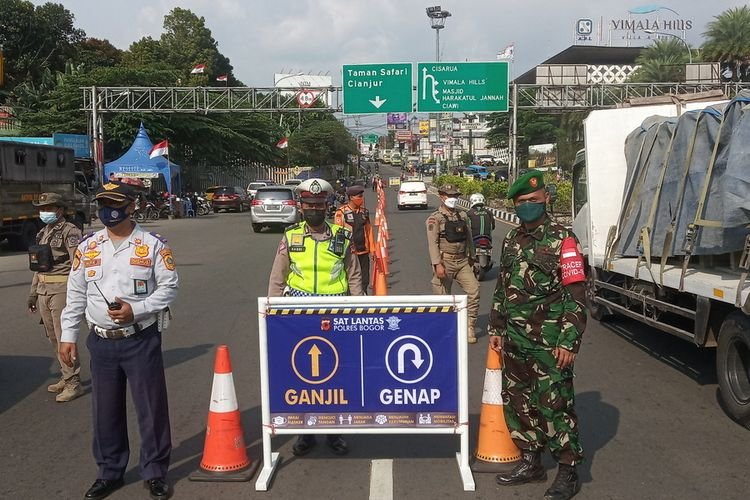 Mulai Hari Ini, 16 - 20 Agustus Polisi Terapkan Ganjil Genap di Puncak Bogor