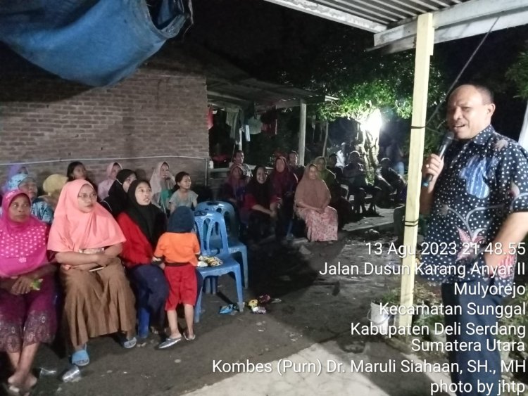 Caleg DPR RI, Maruli Siahaan Beri Komitmen Perubahan Positif untuk Sumut di Desa Payabakung