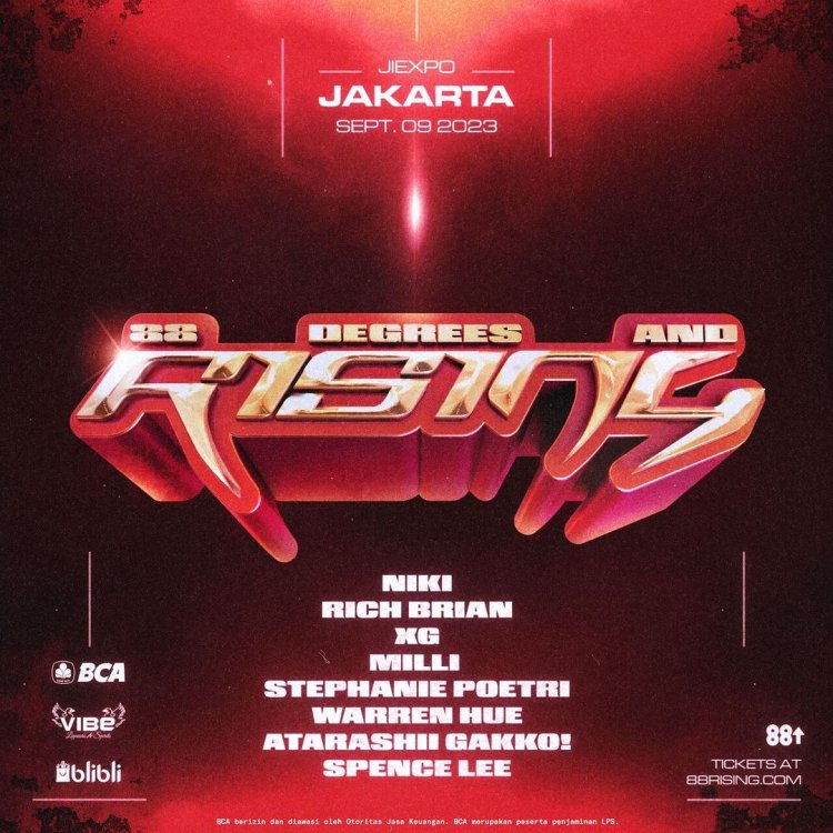 Festival 88 Degrees & Rising Jakarta Tahun Ini Batal Digelar
