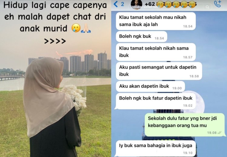 Viral Isi Chat Murid Ajak Guru Nikah, Netizen Kesal