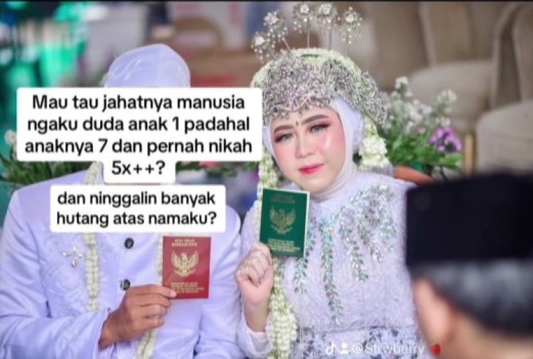 Viral TikTok: Suami Tinggalkan Utang, Ngaku Duda, Ternyata Punya 7 Anak