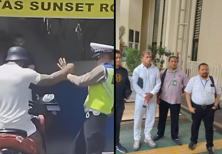 Gegara Tampar Polisi, WNA Inggris di Bali Divonis 1 Bulan Penjara