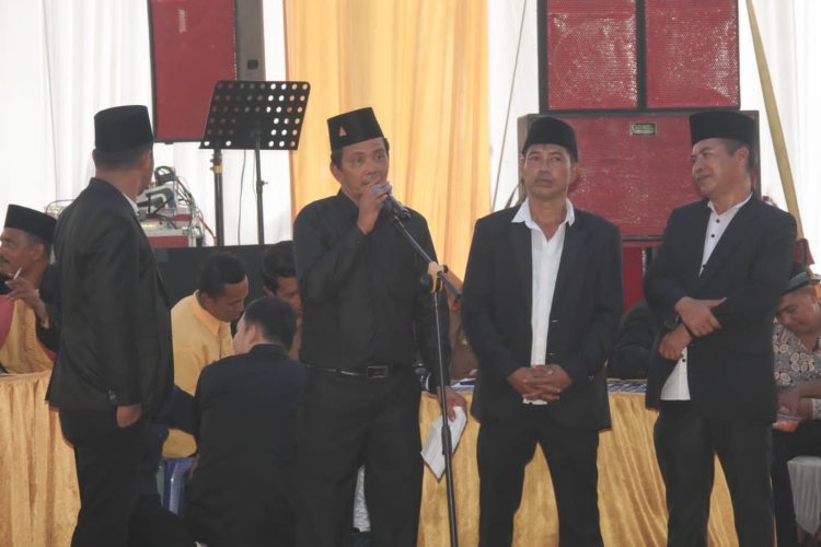 Bupati Padang Lawas Utara Sambut Pelantikan Pengurus Lembaga Adat dan Budaya Kecamatan Halongonan