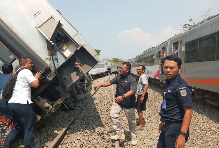 Polisi Ungkap Penyebab Kereta Api Argo Semeru Anjlok di Sentolo Kulon Progo