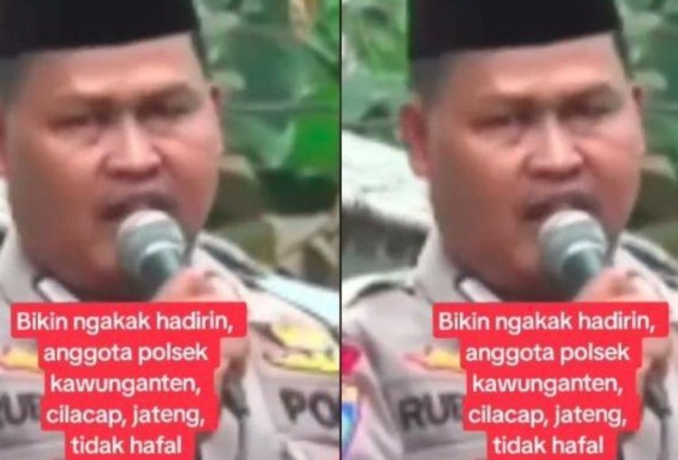 Viral Video Polisi Cilacap Tak Hafal Pancasila, Kini Jabatannya Dicopot!