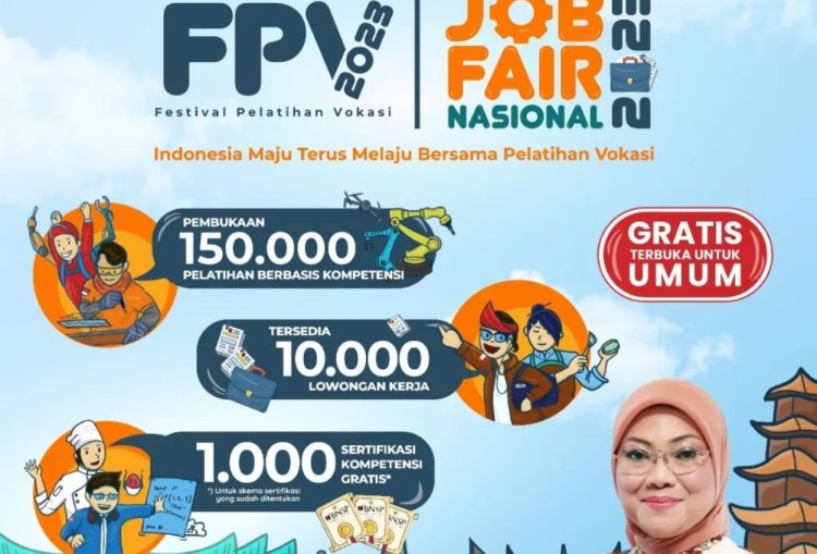 Festival Pelatihan Vokasi dan Job Fair Nasional Hadir 27 Oktober 2023