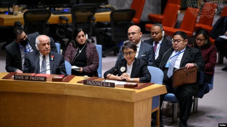 Hadir Dalam DK PBB di New York. Menlu Retno: Kapan Anda Hentikan Perang di Gaza?