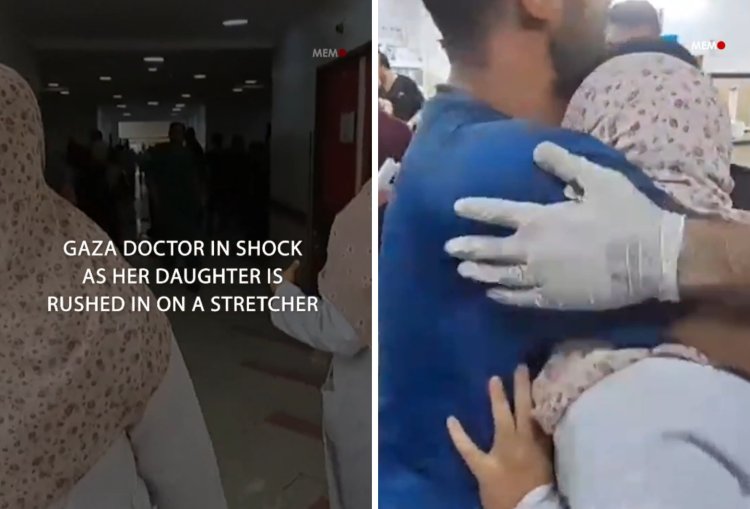 Dokter di Gaza Menangis Histeris Saat Melihat Anaknya Menjadi Korban