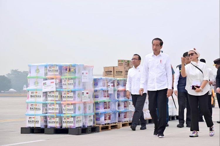 Jokowi Kerahkan 51,5 Ton Bantuan untuk Palestina