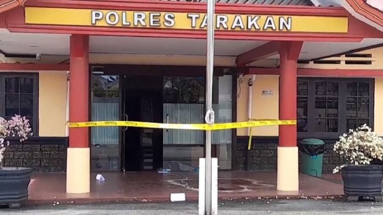 Polisi Tembak Pelaku Pembunuhan yang Mengamuk di Polres Tarakan
