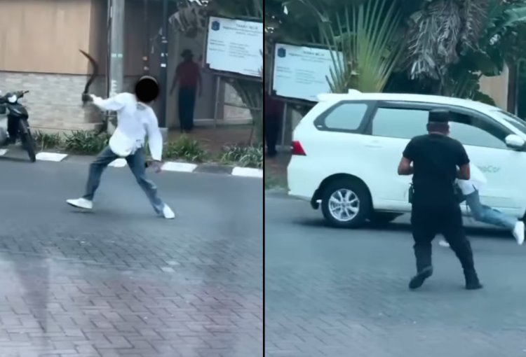 Pelajar Viral Ancam Sekuriti Pakai Celurit di Jakbar Akhirnya Ditangkap Polisi!