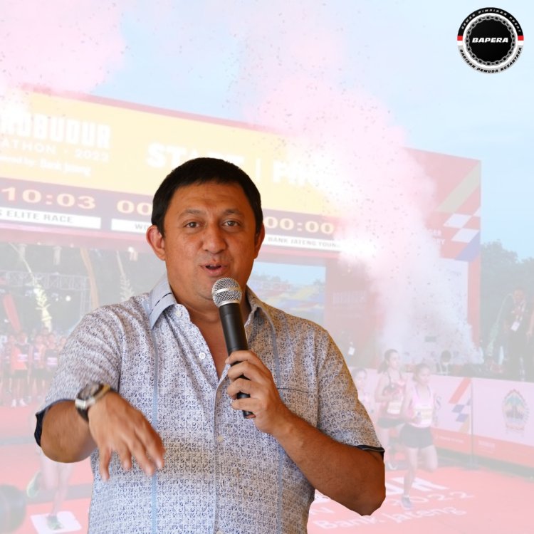 Fahd A Rafiq Mengapresiasi Penyelenggaraan Borobudur Marathon 2023 yang Kental Semangat Persatuan
