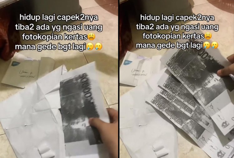 Viral Pengantin Dapat Amplop Berisi Fotokopi Uang Kertas