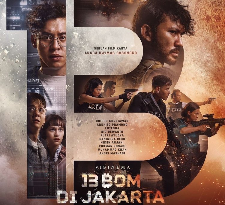 Rio Dewanto Teror Ibu Kota dalam Trailer Seru 13 Bom di Jakarta