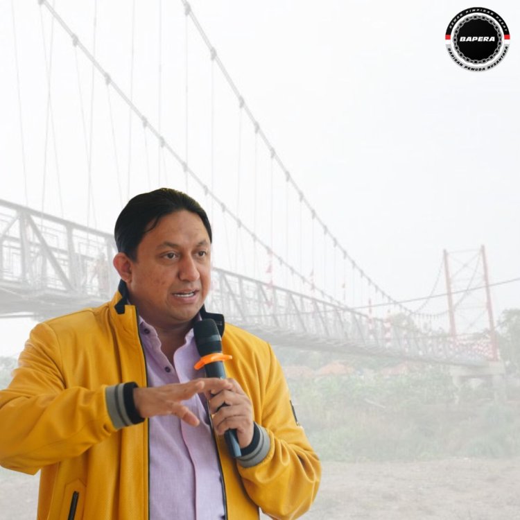 Fahd A Rafiq Mengapresiasi Pembangunan Jembatan Gantung di Baleraja