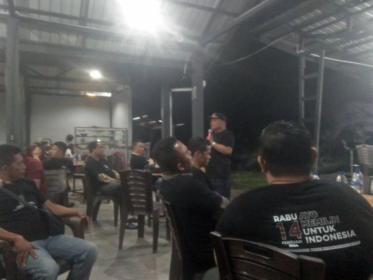 KPU Paluta Gelar Coffee Night Ngobrol Santai Ajak Wartawan Sukseskan Pemilu 2024