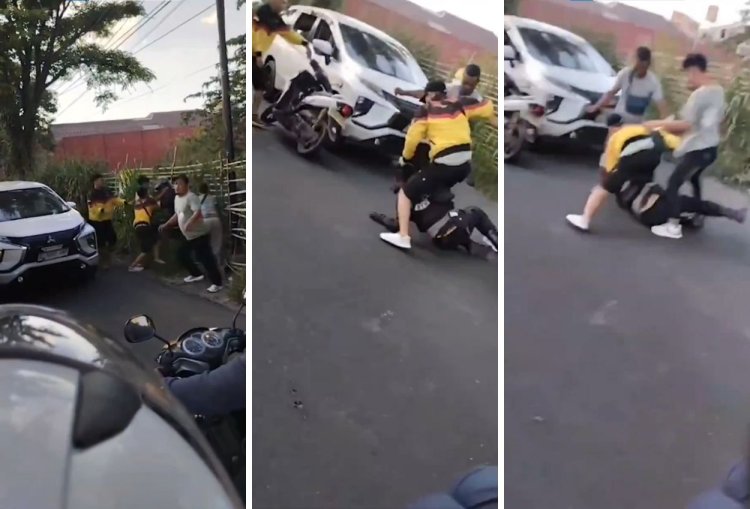 Pelaku Geng Motor yang Keroyok Polisi di Bandung Saat Ini Sudah Ditahan