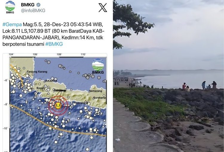 Gempa Pangandaran 28 Desember 2023: Kronologi Guncangan, Dampak Kerusakan, dan Analisis BMKG